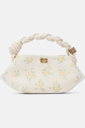 Ganni Tote Mini Bou de lona floral
