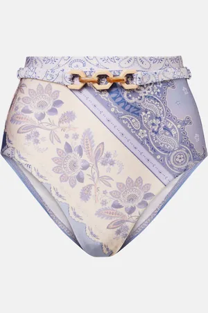 ZIMMERMANN Braga de bikini Lucky de tiro alto