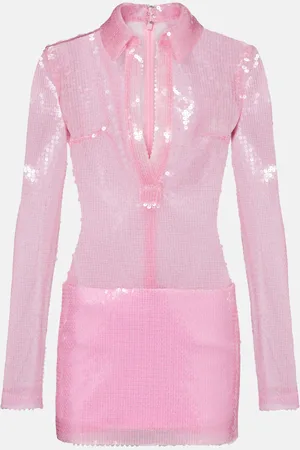 DAVID KOMA Vestido polo con lentejuelas