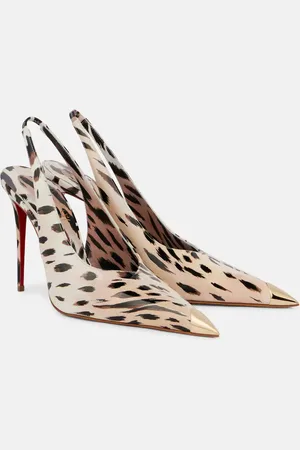 Christian Louboutin Salones destalonados Katissima de charol