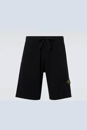 Stone Island Shorts en jersey de algodón