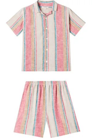 Konges Sløjd Konges Sløjd Set de camisa y shorts Venice en mezcla de lino