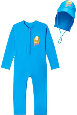 Jelly Mallow Set de protector de baño y sombrero Lion