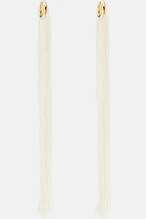Jil Sander Pendientes de aro con flecos