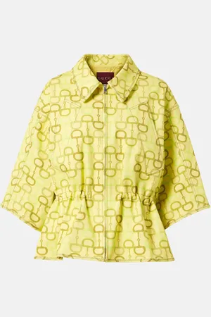Gucci Chaqueta de algodón estampada
