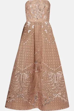 Elie saab Vestido de fiesta bordado con lentejuelas