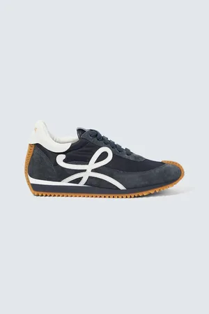 Loewe Zapatillas Flow Runner de nylon y ante