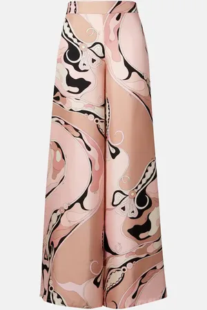 Puccini Pantalones anchos Orchidee de sarga