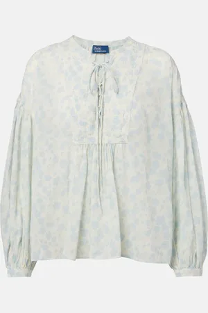 Ralph Lauren Blusa de algodón floral
