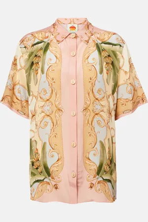 Farm Rio Camisa Banana Royalty Kalendoscope