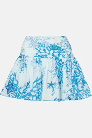 POUPETTE ST BARTH Minifalda Colleen de algodón estampada