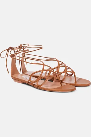 Aquazzura Sandalias Infinito de piel