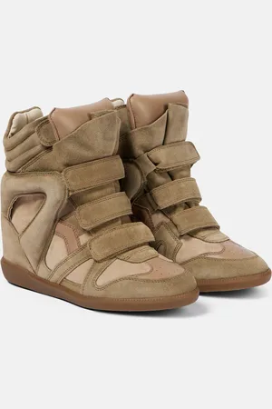 Isabel Marant Zapatillas Becket de ante y piel