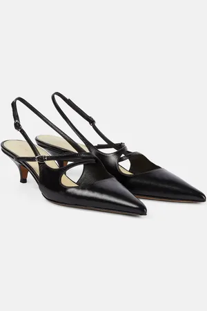 Proenza Schouler Salones destalonados Slash de piel