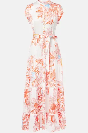 POUPETTE ST BARTH Vestido camisero estampado