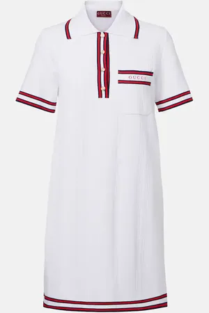 Gucci Vestido corto con Web