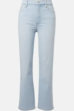 Frame Jeans rectos Le Sleek de tiro alto