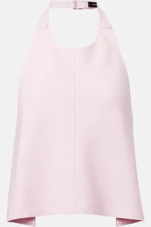 WARDROBE.NYC Top de lana con espalda abierta