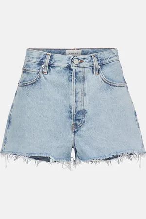Frame Shorts Dare en denim de tiro alto