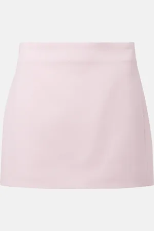 WARDROBE.NYC Minifalda de lana virgen