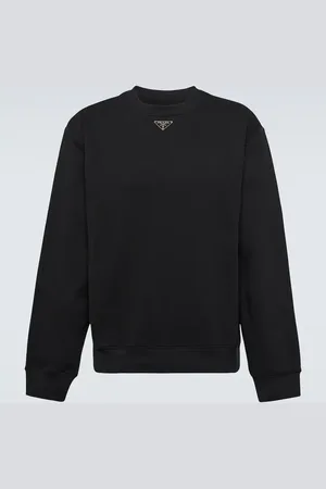 Prada Sudadera de algodón con logo