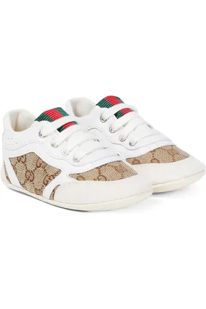 Gucci Bebé - zapatillas Gucci Re-Web de piel