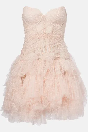 MARIA LUCIA HOHAN Vestido corto Dewi con volantes