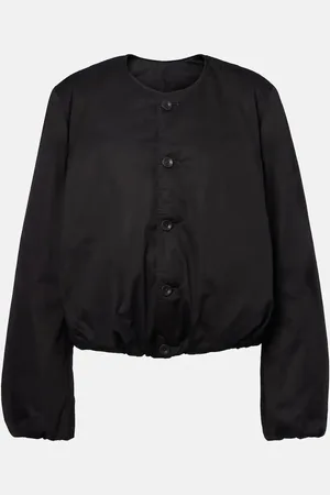 LEMAIRE Chaqueta de satén de algodón