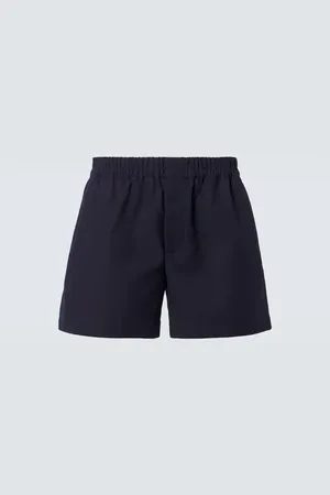 Gucci Shorts de algodón con logo bordado