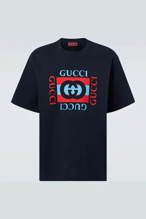 Gucci Camiseta en jersey de algodón con logo
