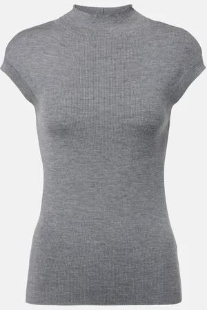 Jardin des Orangers Top de lana con cuello mock