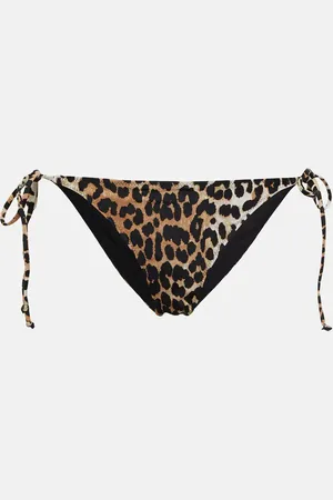 Ganni Braga de bikini estampada