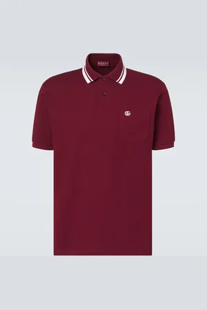 Gucci Polo Doble G de piqué en mezcla de algodón