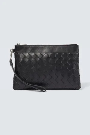 Bottega Veneta Pouch Prism de piel Intrecciato