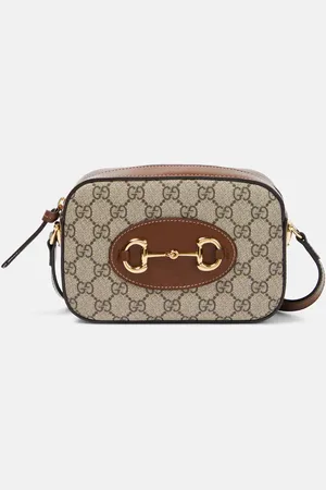 Gucci Bolso Horsebit 1955 Small de lona GG