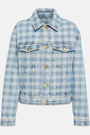 Ami Chaqueta en denim a cuadros