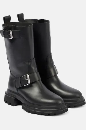 Hogan Botas biker 10-Storey de piel