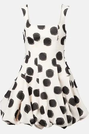Simkhai Vestido corto de fil coupé con lunares