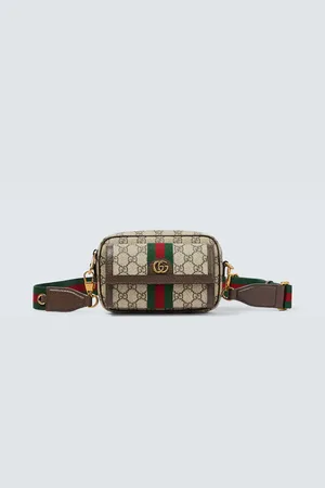 Gucci Bolso Ophidia Mini de lona GG