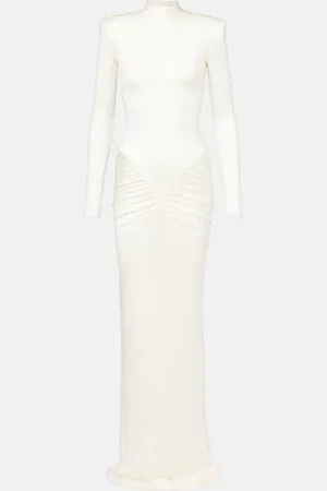 Ilkyaz Ozel Vestido de novia Darja fruncido