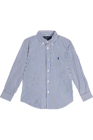 Ralph Lauren Camisa en popelín de algodón a rayas