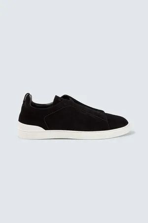 Ermenegildo Zegna Zapatillas Triple Stitch de ante