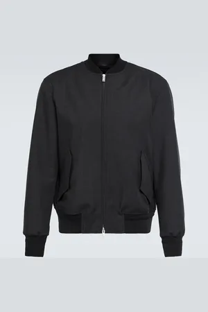 LARDINI Bomber de lana y mohair