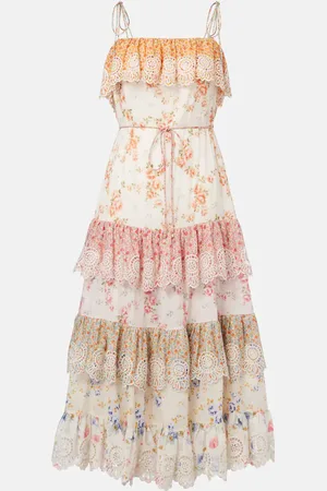 ZIMMERMANN Vestido largo Lucky de algodón