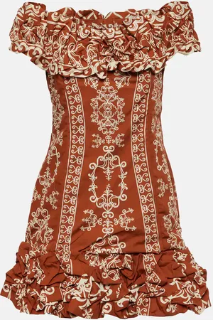 Agua by Agua Bendita Vestido corto Jardin Calados de popelín