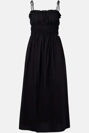 Melissa Odabash Vestido midi Ophelia de algodón fruncido