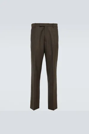 The Row Pantalones rectos Elijah de lana