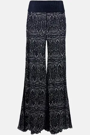 ALEXANDRA MIRO Pantalones anchos Paloma de encaje