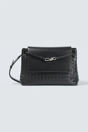 Bottega Veneta Bolso cruzado Andiamo de piel