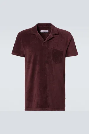 Orlebar Brown Polo de rizo de algodón